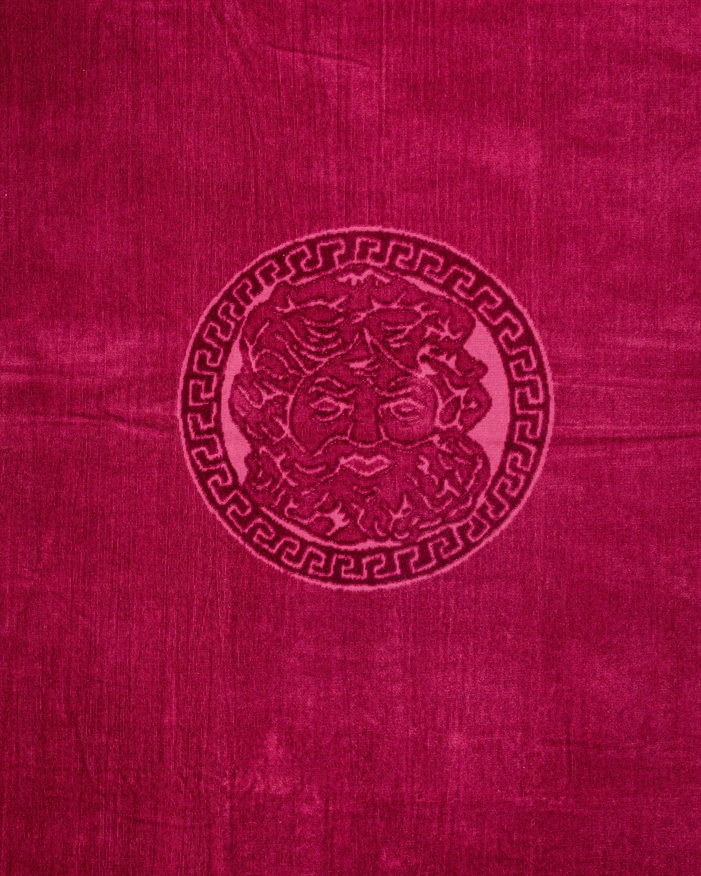 Poseidon Bordeaux von oben – 165x90 cm XXL Baumwolle